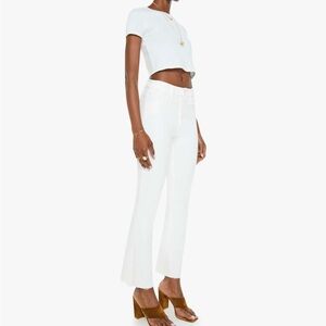 Mother hustler ankle fray jeans NWOT